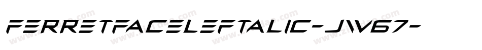 FerretFaceLeftalic-jw67字体转换
