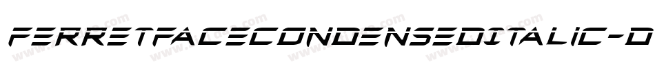 FerretFaceCondensedItalic-DvZ0字体转换