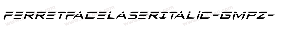 FerretFaceLaserItalic-GmpZ字体转换