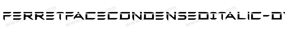 FerretFaceCondensedItalic-DvZ0字体转换