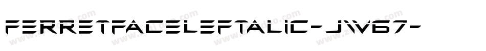 FerretFaceLeftalic-jw67字体转换