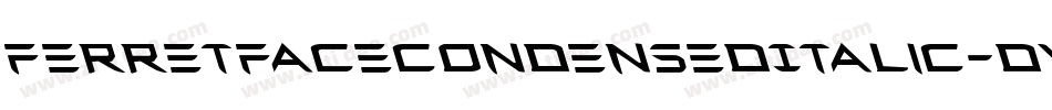 FerretFaceCondensedItalic-DvZ0字体转换