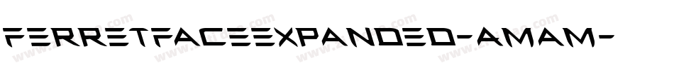 FerretFaceExpanded-AMam字体转换