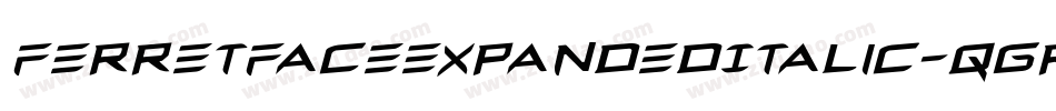 FerretFaceExpandedItalic-qgR0字体转换
