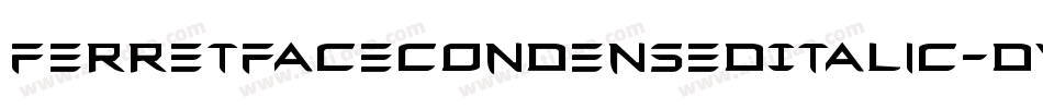 FerretFaceCondensedItalic-DvZ0字体转换