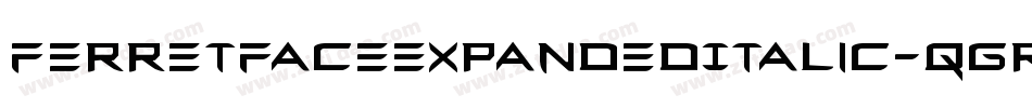 FerretFaceExpandedItalic-qgR0字体转换