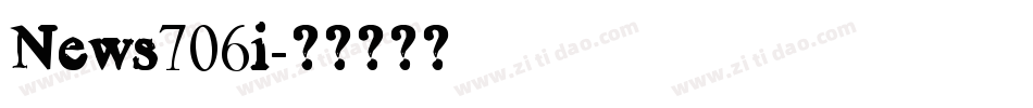 News706i字体转换