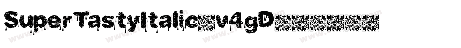 SuperTastyItalic-v4gD字体转换