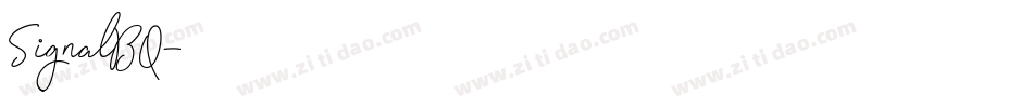 SignalBQ字体转换