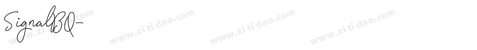 SignalBQ字体转换