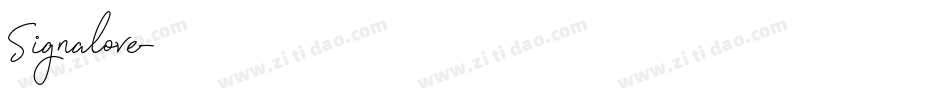 Signalove字体转换