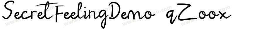 SecretFeelingDemo-qZoox字体转换