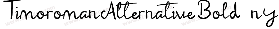TimoromanAlternativeBold-nYyJ字体转换