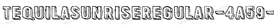 TequilaSunriseRegular-4a59字体转换