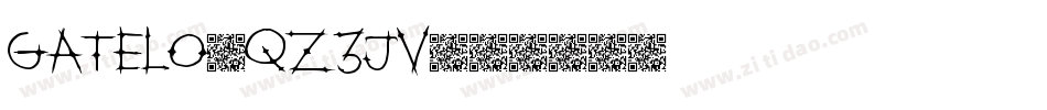 Gatelo-qZ3JV字体转换
