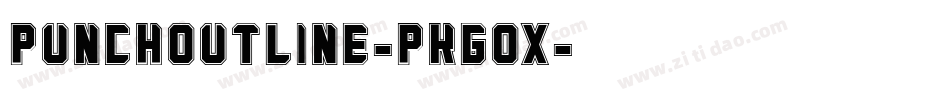 PunchOutline-PKGox字体转换