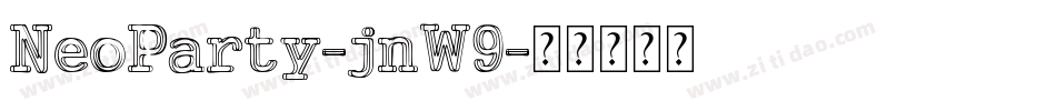 NeoParty-jnW9字体转换