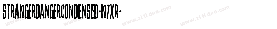 StrangerDangerCondensed-n7XR字体转换