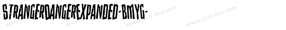 StrangerDangerExpanded-BMYG字体转换