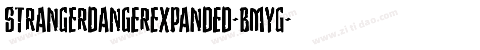 StrangerDangerExpanded-BMYG字体转换