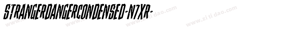 StrangerDangerCondensed-n7XR字体转换