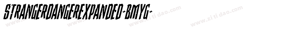 StrangerDangerExpanded-BMYG字体转换