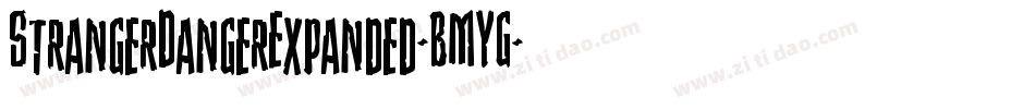 StrangerDangerExpanded-BMYG字体转换