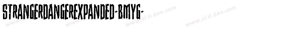 StrangerDangerExpanded-BMYG字体转换