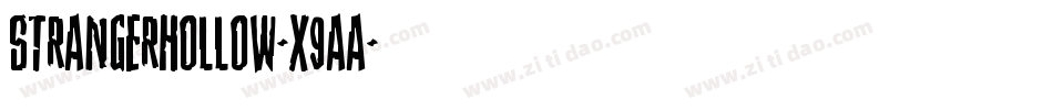 StrangerHollow-X9Aa字体转换