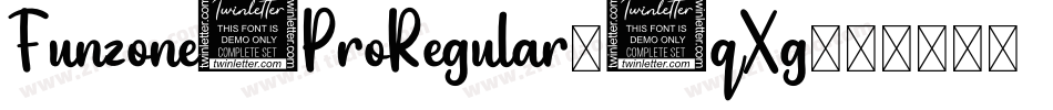 Funzone3ProRegular-8qXg字体转换