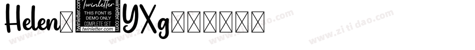 Helen-1YXg字体转换