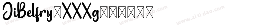 JiBelfry-XXXg字体转换 JiBelfry-XXXg字体转换