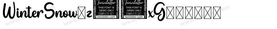 WinterSnow-z88xG字体转换