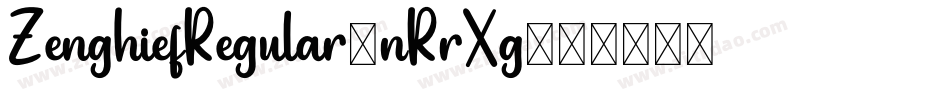 ZenghiefRegular-nRrXg字体转换