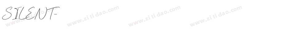 SILENT字体转换