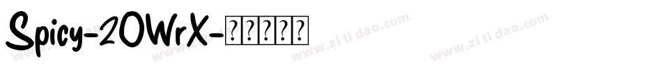 Spicy-2OWrX字体转换