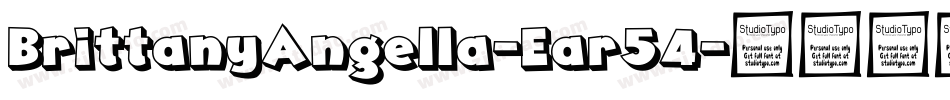BrittanyAngella-Ear54字体转换