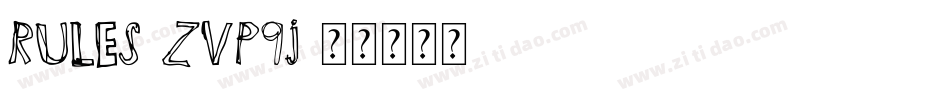 Rules-ZVp9J字体转换
