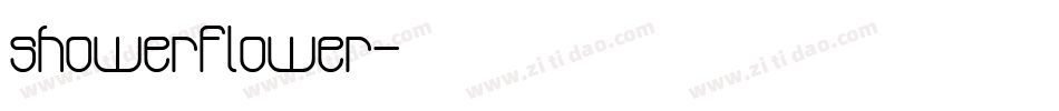 showerflower字体转换
