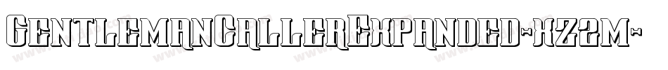 GentlemanCallerExpanded-xz2m字体转换