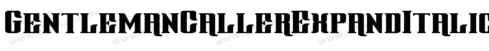GentlemanCallerExpandItalic-2x0W字体转换