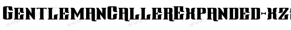 GentlemanCallerExpanded-xz2m字体转换