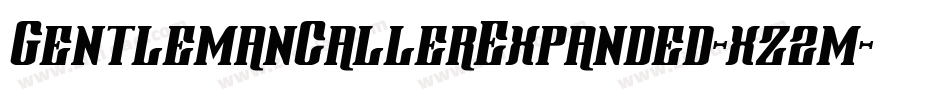 GentlemanCallerExpanded-xz2m字体转换