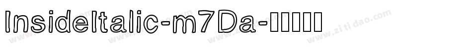 InsideItalic-m7Da字体转换