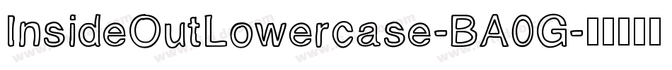 InsideOutLowercase-BA0G字体转换