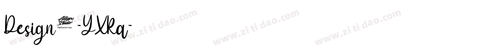 Design5-YXKq字体转换
