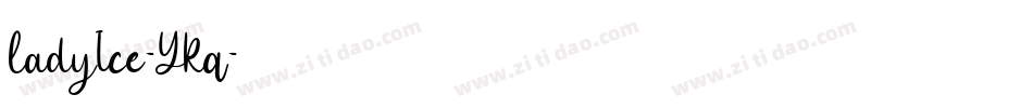 LadyIce-YKq字体转换
