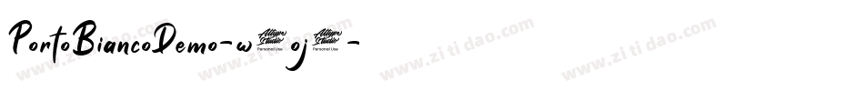 PortoBiancoDemo-w1oj6字体转换