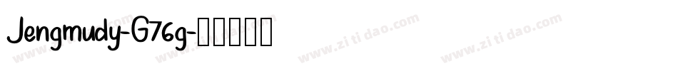 Jengmudy-G76g字体转换