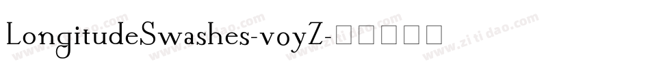 LongitudeSwashes-v0yZ字体转换